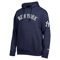 Sweat à capuche Champion bleu marine pour homme, logo All Star des Yankees de New York