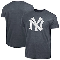 Men's Champion  Navy New York Yankees Cooperstown Logo Tri-Blend T-Shirt