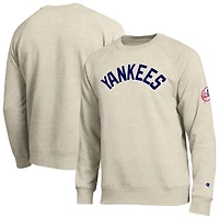 Sweat-shirt raglan en feutre doux Champion couleur avoine pour homme