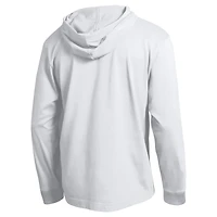 Men's Champion  White New York Yankees Cooperstown Hooded Long-Sleeve T-Shirt