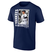 T-shirt bleu marine Cody Bellinger pour homme, joueur des Yankees de New York, « Hot Streak »