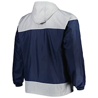Coupe-vent à glissière pleine longueur pour homme des Yankees de New York Flash Forward Challenger Columbia, bleu marine
