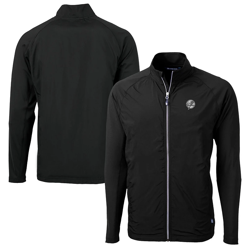 Veste hybride entièrement zippée en tricot recyclé Adapt Eco Knit pour homme, noire, des Yankees de New York, grande taille