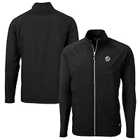 Veste hybride entièrement zippée en tricot recyclé Adapt Eco Knit pour homme, noire, des Yankees de New York, grande taille