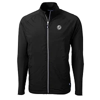Veste hybride entièrement zippée en tricot recyclé Adapt Eco Knit pour homme, noire, des Yankees de New York, grande taille