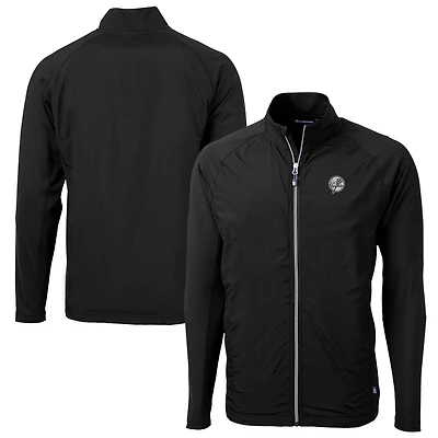 Veste hybride entièrement zippée en tricot recyclé Adapt Eco Knit pour homme, noire, des Yankees de New York, grande taille