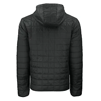 Sweat à capuche entièrement zippé PrimaLoft Eco Rainier des Yankees de New York pour homme, noir, Cutter & Buck