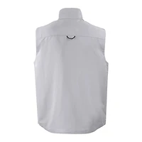 Gilet zippé entièrement recyclé Charter Eco des Yankees de New York pour homme, gris Cutter & Buck