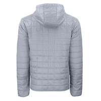 Veste à capuche entièrement zippée Rainier Primaloft Eco pour homme, collection Cooperstown, gris, des Yankees de New York.