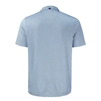 Polo bleu marine à imprimé diamants et pois pour homme des Yankees de New York, coupeur buck, taille grande