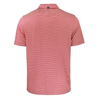 Men's Cutter & Buck  Red/White New York Yankees Stars Stripes Forge Eco Double Stripe Stretch Recycled Polo
