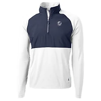 Veste hybride DryTec Adapt Eco Raglan blanche à fermeture éclair quart de tour pour homme des Yankees New York, Cutter & Buck