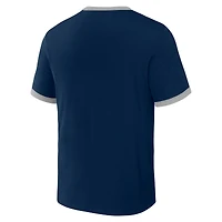 Men's Darius Rucker Collection by Fanatics Navy/Gray New York Yankees Two-Way Ringer Reversible T-Shirt