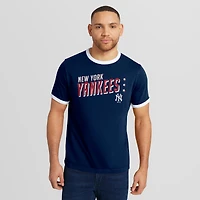 Collection Darius Rucker pour homme par Fanatics T-shirt à col rond délavé bleu marine New York Yankees Americana