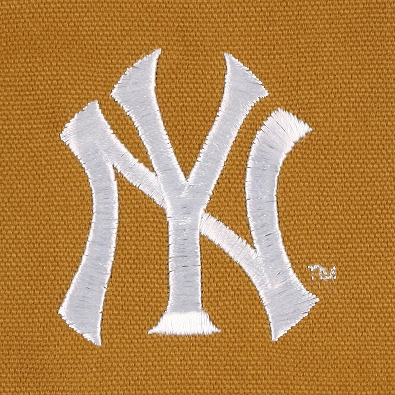 Men's Dunbrooke Brown New York Yankees Dakota Work Full-Zip Hoodie Jacket