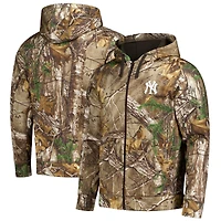 Sweat à capuche zippé Dunbrooke Camo New York Yankees Trophy Realtree pour homme