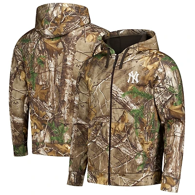 Men's Dunbrooke  Camo New York Yankees Trophy Realtree Full-Zip Hoodie