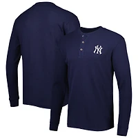 Men's Dunbrooke New York Yankees Navy Maverick Long Sleeve T-Shirt
