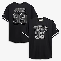 Men's Fanatics Aaron Judge Black/White New York Yankees Big & Tall Heavyweight Mesh Jersey