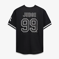 Men's Fanatics Aaron Judge Black/White New York Yankees Big & Tall Heavyweight Mesh Jersey