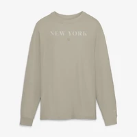 Men's Fanatics  Beige New York Yankees Elements Long Sleeve T-Shirt