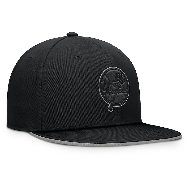 Casquette snapback Fanatics noire à paillettes des Yankees de New York pour homme
