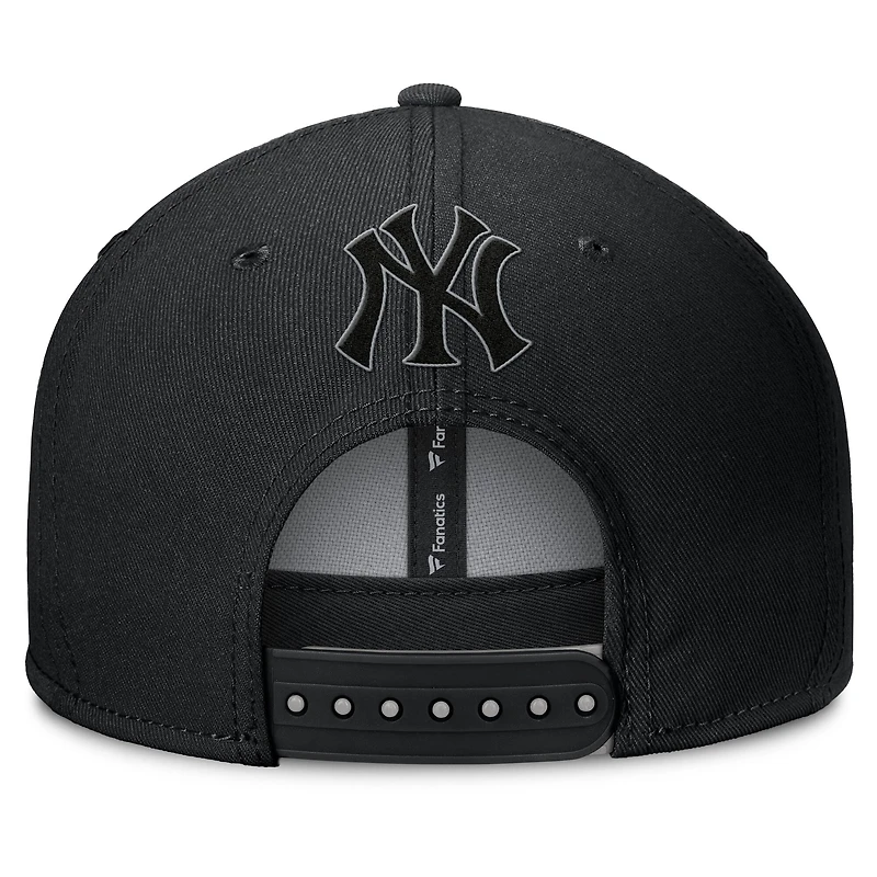 Men's Fanatics  Black New York Yankees Glint Snapback Hat