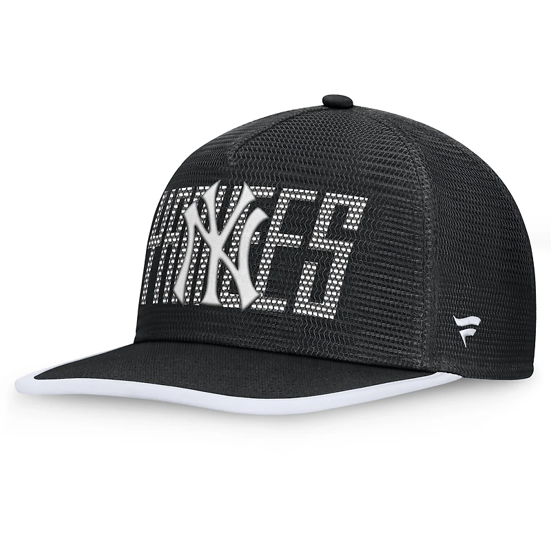 Casquette snapback noire New York Yankees Let's Glow Line Drive pour hommes Fanatics