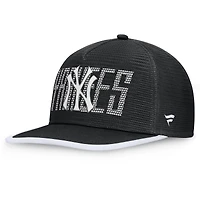 Casquette snapback noire New York Yankees Let's Glow Line Drive pour hommes Fanatics