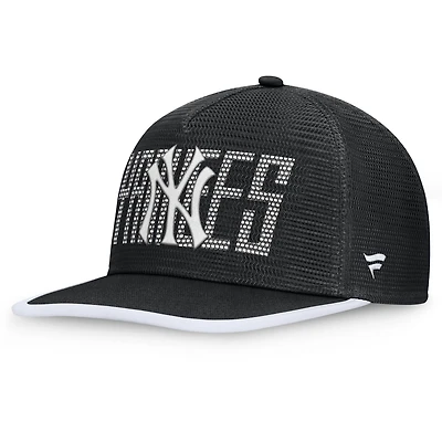 Casquette snapback noire New York Yankees Let's Glow Line Drive pour hommes Fanatics