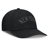 Men's Fanatics Black New York Yankees Overpower Flex Hat