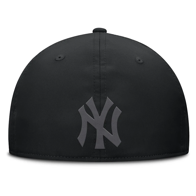 Men's Fanatics Black New York Yankees Overpower Flex Hat