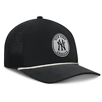 Casquette ajustable en forme de A pour homme Fanatics Black New York Yankees Signature