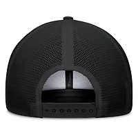 Men's Fanatics Black New York Yankees Team Patch A-Frame Trucker Snapback Hat