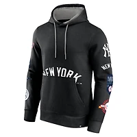 Sweat à capuche noir Fanatics pour hommes, New York Yankees Wild Winner