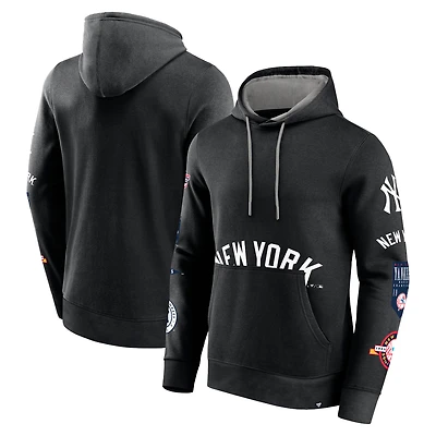 Sweat à capuche noir Fanatics pour hommes, New York Yankees Wild Winner
