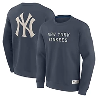 Men's Fanatics Blue New York Yankees Elements Future Ground Lettering Pullover Sweatshirt