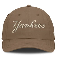 Casquette ajustable Fanatics marron New York Yankees Level Up Herth pour homme