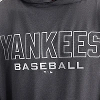 Men's Fanatics Charcoal New York Yankees Clutch Long Sleeve Hooded T-Shirt