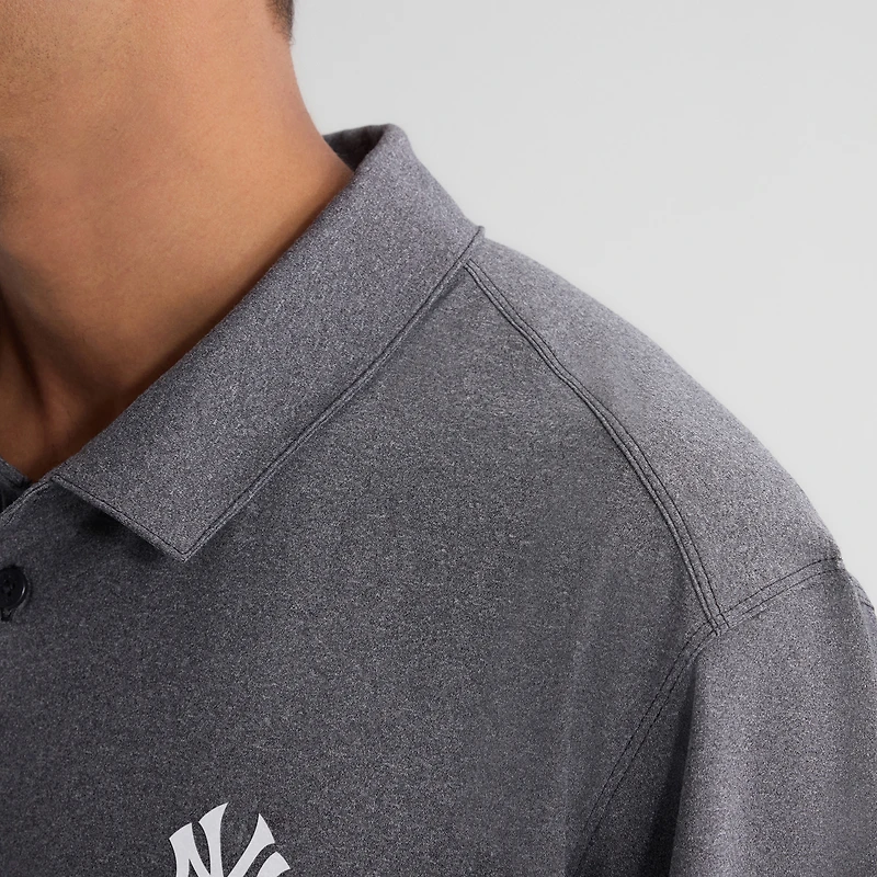 Men's Fanatics Khaki New York Yankees Clutch Polo