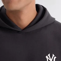 Sweat à capuche Fanatics pour homme, couleur anthracite, New York Yankees Clutch, en mélange de trois matières.