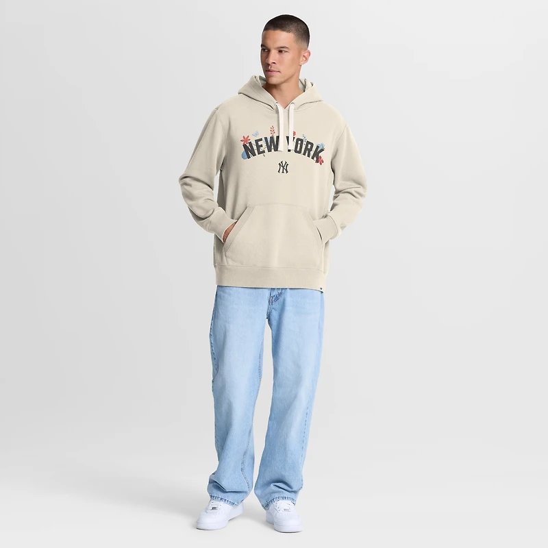 Sweat à capuche crème New York Yankees Bloom pour homme (Fanatics)
