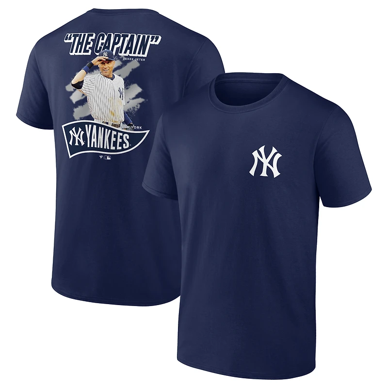 Men's Fanatics Derek Jeter Navy New York Yankees Retired Player Nickname Name & Number T-Shirt