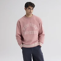 Men's Fanatics Faded Rose New York Yankees Iconic Terry Sweatshirt