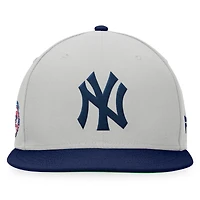Men's Fanatics Gray/Navy New York Yankees Glory Days Two-Tone Snapback Hat