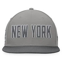 Casquette ajustée gris New York Yankees Dugout Fanatics pour hommes