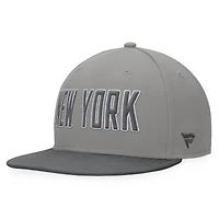Casquette ajustée gris New York Yankees Dugout Fanatics pour hommes
