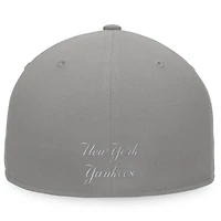 Casquette ajustée gris New York Yankees Dugout Fanatics pour hommes