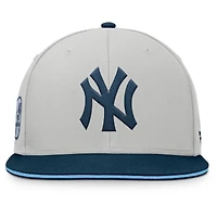 Men's Fanatics Gray New York Yankees Knuckleball Snapback Hat