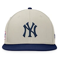 Men's Fanatics Khaki/Navy New York Yankees Team Two-Tone Snapback Hat
